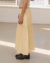 BASERANGE 25 Autumn/Winter Loose Skirt Comfortable French BAS-SSGA-FL-AU25-ANA YELLOW